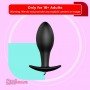 Pretty Love Anal Plug Black Anchor with Remote Control