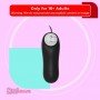 Pretty Love Anal Plug Black Anchor with Remote Control