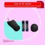 Pretty Love Anal Plug Black Anchor with Remote Control