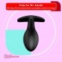 Pretty Love Anal Plug Black Anchor with Remote Control