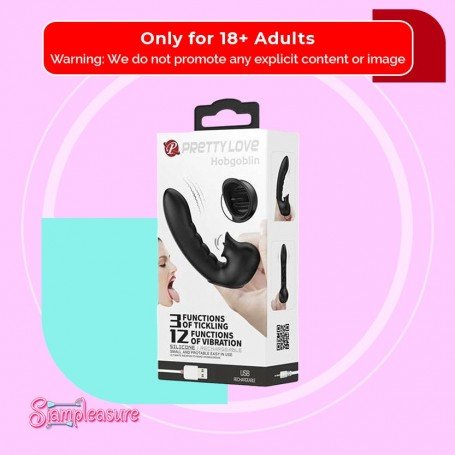 Pretty Love - Hobgoblin Finger Vibrator - Black