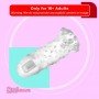 Brave Man Vibrating Penis Sleeve, Transparent