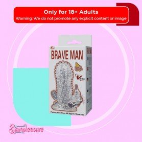 Penis Sleeve With Vibration and Clitoris Stimulator