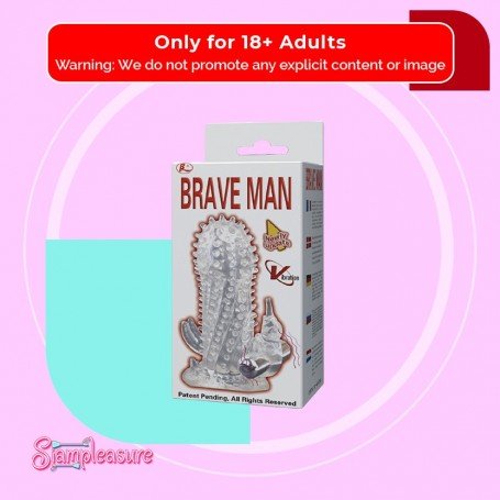 Penis Sleeve With Vibration and Clitoris Stimulator