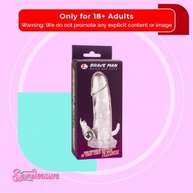 Baile Brave Men Vibrating - Vibrating Penis Sleeve Transparent