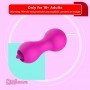 Women Clitoris Vibrating Bullet Sex Toys Remote Control Licking Tongue