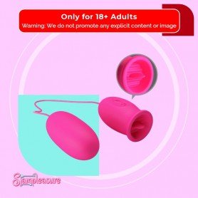 Prettylove Daisy Vibrating Egg with Licking Tongue