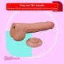 Lovetoy 11.5” King Sized Sliding Skin Dual Layered Dong