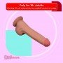 Lovetoy 11.5” King Sized Sliding Skin Dual Layered Dong