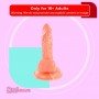 Super Rotating Dong Penis with Vibration - 15cm - BAILE
