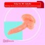 Super Rotating Dong Penis with Vibration - 15cm - BAILE