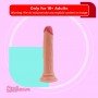 Love Toys Realistic Double Texture Silicone Dildo