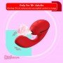 Kistoy Tina Dual Head Heating Sucking Vibrator Flexible Adult Sex Toy Clits G Spot Stimulator