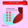 Kistoy Tina Dual Head Heating Sucking Vibrator Flexible Adult Sex Toy Clits G Spot Stimulator
