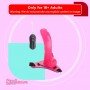 Finger Sleeve Strap-on Lesbian Tongue Vibrator Sex