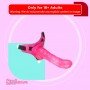 Finger Sleeve Strap-on Lesbian Tongue Vibrator Sex