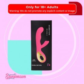 Dual Head Vibrating Sex Toys Silicone Girls G Spot Vagina Pussy Rabbit Vibrator