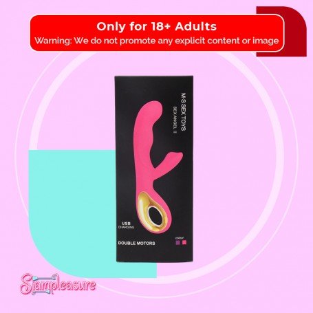 Dual Head Vibrating Sex Toys Silicone Girls G Spot Vagina Pussy Rabbit Vibrator