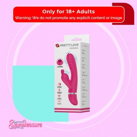 Pretty Love Willow Rabbit Vibrator and Suction Toy